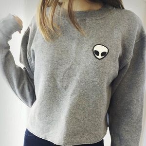 Brandy Melville Cropped Crewneck